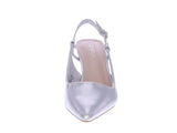 WOMAN'S HEELS SILVER METALLIC BETTY-26