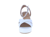 WOMAN'S SHOES WHITE PU LEATHER HEELS BEVERLY-32