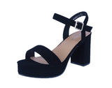 WOMAN'S SHOES BLACK NUB HEELS BEVERLY-5