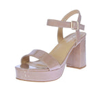 WOMAN'S SHOES BLUSH PAT HEELS BEVERLY-5