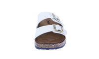 WOMAN'S SHOES WHITE PU LEATHER SANDALS BIRCH-12