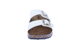 WOMAN'S SHOES WHITE PU LEATHER SANDALS BIRCH-12