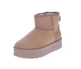 WOMAN'S SHOES TASMAN SLIPPER PLATFORM TAN SUEDE BRIGHAM-1