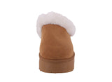 WOMAN'S SHOES TASMAN SLIPPER TAN SUEDE BRIGHAM-33