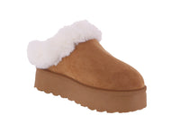 WOMAN'S SHOES TASMAN SLIPPER TAN SUEDE BRIGHAM-33