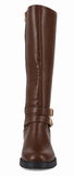 WOMAN'S SHOES BROWN PU BOOTS DENVER-58