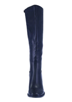 WOMAN'S BOOTS BLACK PU LEATHER CAMI-1