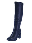 WOMAN'S BOOTS BLACK PU LEATHER CAMI-1