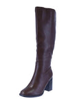 WOMAN'S BOOTS BROWN PU LEATHER CAMI-1