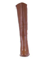 WOMAN'S BOOTS COGNAC PU LEATHER CAMI-1