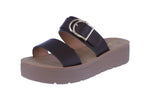WOMAN'S SHOES BROWN PU LEATHER SANDALS CANDOR
