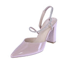 WOMAN'S SHOES NUDE PAT/RHINESTONES HEELS CASSIE-26