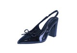 WOMAN'S SHOES BLACK PAT HEELS CASSIE-45