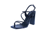 WOMAN'S SHOES BLACK PAT HEELS CELESTE-23