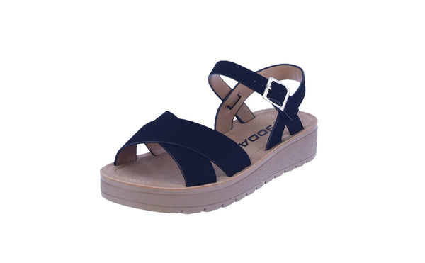 KID'S SHOES BLACK NUB SANDALS CHESTER-2