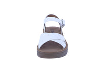 WOMAN'S SHOES WHITE PU LEATHER SANDALS CHESTER