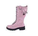 KID'S SHOES PINK PAT BOOTS CHIEF-91K