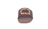 WOMAN'S SHOES TAN PU LEATHER SANDALS CLEO-18