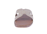 WOMAN'S SHOES BEIGE RAFFIA SANDALS CLEO-24
