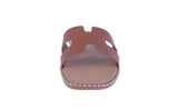 WOMAN'S SHOES TAN PU LEATHER SANDALS CLEO-24