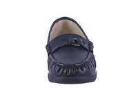 WOMAN'S SHOES BLACK PU DOCKSIDE COZY-03