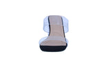 WOMAN'S SHOES BLACK NUB/CLEAR HEELS CYRA-5
