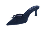WOMAN'S HEELS BLACK MESH DAPHNE-66