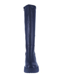 WOMAN'S SHOES BLACK PU BOOTS DECLAN-35