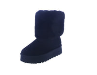 WOMAN'S SHOES BLACK SUEDE BOOTS DENMARK-35