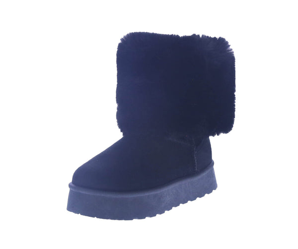 KID'S SHOES BLACK SUEDE BOOTIES DENMARK-35K