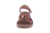 KID'S SHOES TAN PU LEATHER SANDALS DESTINY-1K