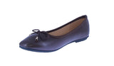 WOMAN'S BALLERINA FLATS BROWN PU DOROTHY-1
