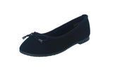 KIDS'S BALLERINA FLATS BLACK NUB DOROTHY-1K