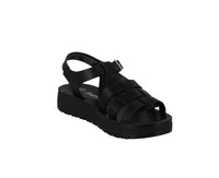 KID'S SHOES BLACK PU SANDALS EASILY-2