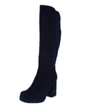 WOMAN'S SHOES BLACK SUEDE BOOTS EAST-39