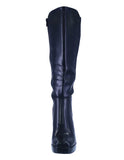 WOMAN'S SHOES BLACK PU BOOTS EAST-42