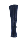 WOMAN'S SHOES BLACK PU BOOTS ECHO-20