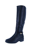 WOMAN'S SHOES BLACK PU BOOTS ECHO-20