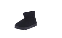 KID'S SHOES SUEDE BLACK BOOTIES EFRON-20K