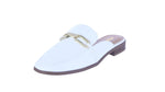 WOMAN'S SHOES WHITE PU LEATHER CASUAL FLATS ELEANOR