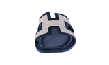 WOMAN'S SHOES BLACK DENIM SANDALS ELIO-18