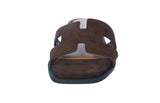 WOMAN'S SHOES BROWN SUEDE SANDALS ELIO-20