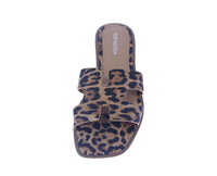 WOMAN'S SHOES LEOPARD PU LEATHER SANDALS ELIO-20