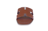 WOMAN'S SHOES TAN PU LEATHER SANDALS ELIO-20