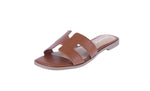 KID'S SHOES TAN PU LEATHER SANDALS ELIO-20K