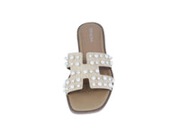 WOMAN'S SHOES BEIGE RAFFIA SANDALS ELIO-60