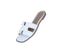 WOMAN'S SHOES WHITE PU LEATHER SANDALS ELIO-60