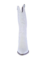 WOMAN'S SHOES BEIGE NUB BOOTS ELK-1