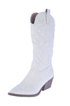 WOMAN'S SHOES BEIGE NUB BOOTS ELK-1