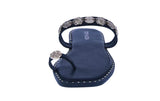 WOMAN'S SHOES BLACK PU LEATHER SANDALS ESME-5